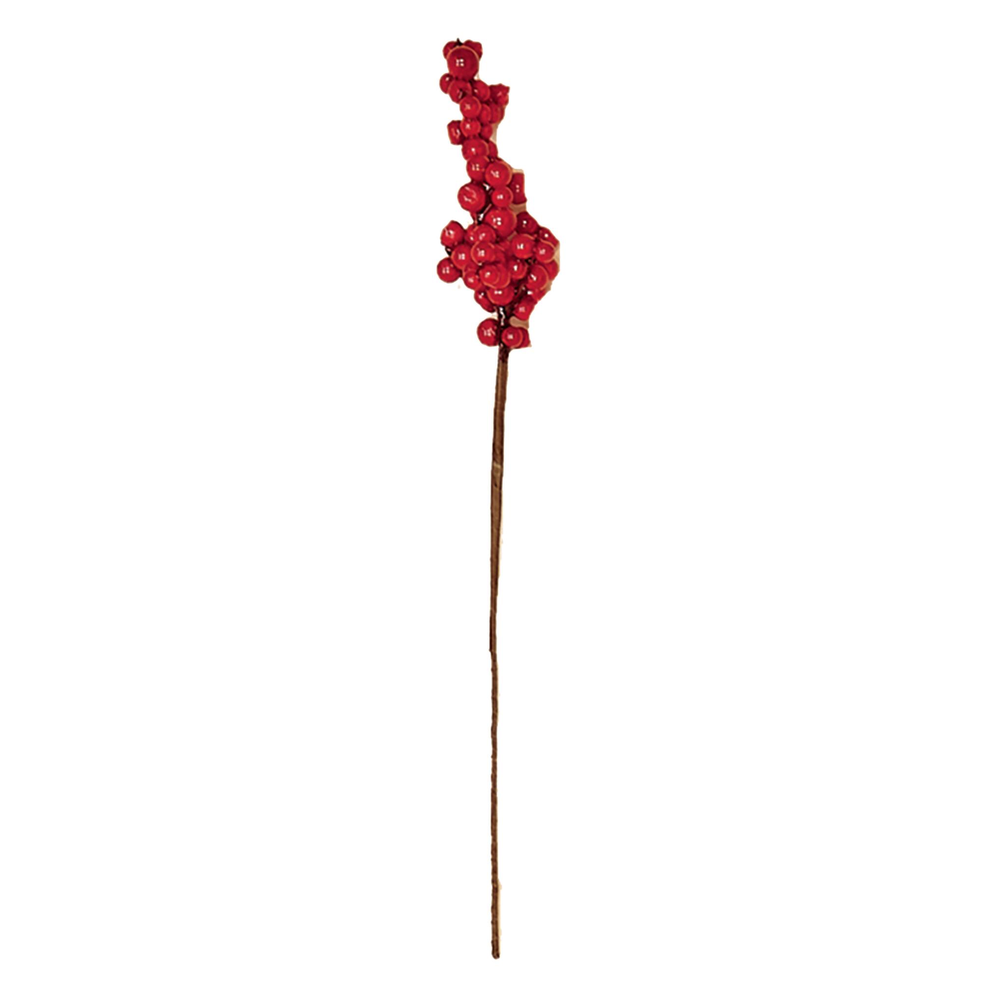 8" Christmas Cluster Red Berry Picks, 12ct.